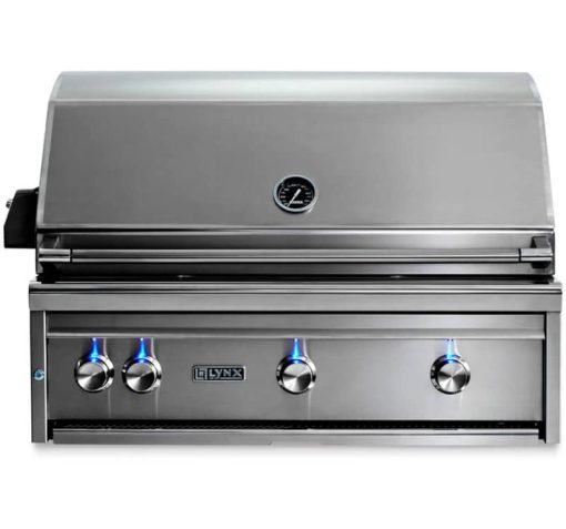 Lynx Professional 36" Stainless Steel Built-In Natural Gas Grill With All Trident Infrared Burners And Rotisserie