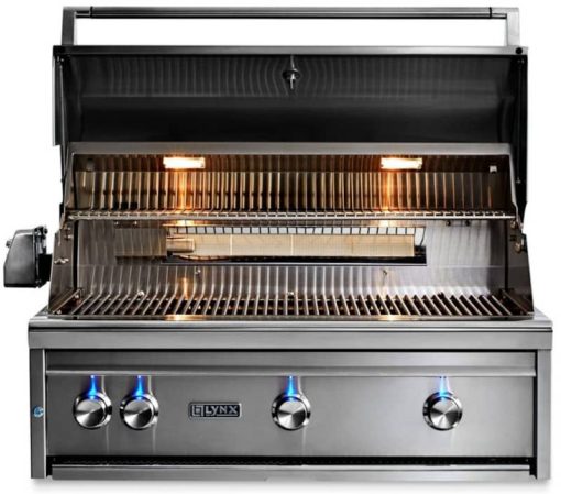 Lynx Professional 36" Stainless Steel Built-In Natural Gas Grill With All Trident Infrared Burners And Rotisserie - Image 2