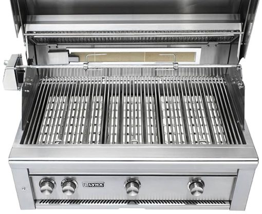 Lynx Professional 36" Stainless Steel Built-In Liquid Propane Gas Grill With All Ceramic Burners And Rotisserie - Image 4