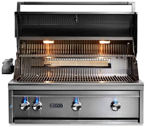 Lynx Professional 36" Stainless Steel Built-In Liquid Propane Gas Grill With All Ceramic Burners And Rotisserie - Image 2