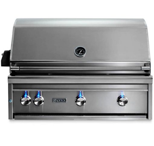 Lynx Professional 36" Stainless Steel Built-In Natural Gas Grill With All Ceramic Burners And Rotisserie