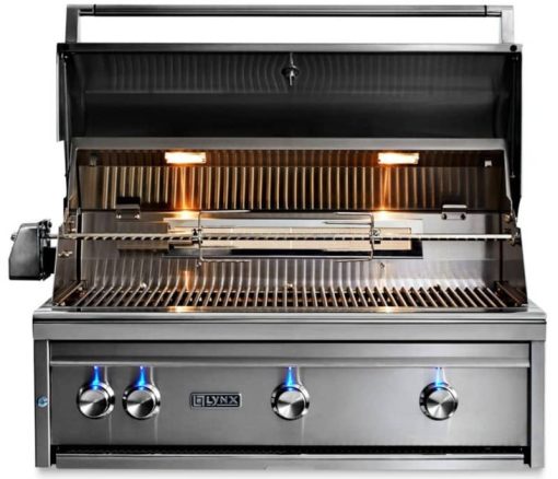 Lynx Professional 36" Stainless Steel Built-In Natural Gas Grill With All Ceramic Burners And Rotisserie - Image 3