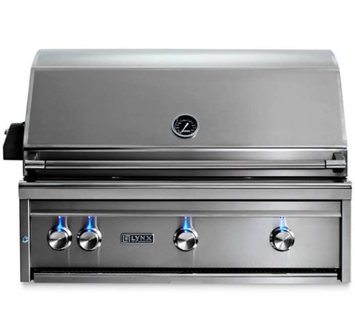 Lynx Professional 36" Stainless Steel Built-In Liquid Propane Gas Grill With 1 Trident Infrared Burner And 2 Ceramic Burners And Rotisserie