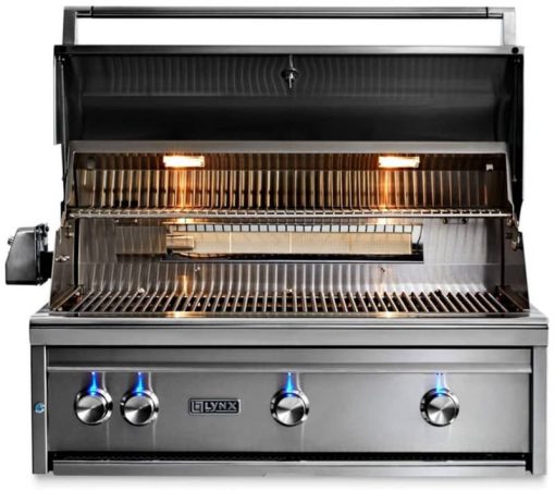 Lynx Professional 36" Stainless Steel Built-In Liquid Propane Gas Grill With 1 Trident Infrared Burner And 2 Ceramic Burners And Rotisserie - Image 2