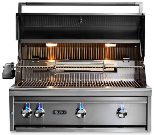 Lynx Professional 36" Stainless Steel Built-In Liquid Propane Gas Grill With 1 Trident Infrared Burner And 2 Ceramic Burners And Rotisserie - Image 3