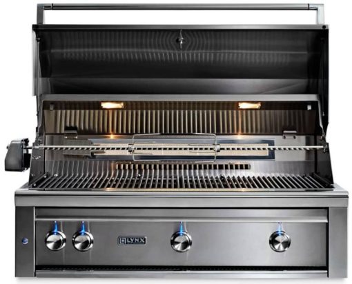 Lynx Professional 42" Stainless Steel Built-In Liquid Propane Gas Grill With All Ceramic Burners And Rotisserie - Image 3