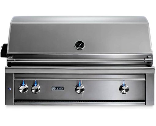 Lynx Professional 42" Stainless Steel Built-In Natural Gas Grill With All Ceramic Burners And Rotisserie