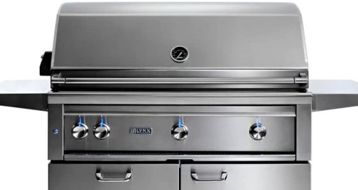 Lynx Professional 42" Stainless Steel Freestanding Liquid Propane Gas Grill With 1 Trident Infrared Burner And 2 Ceramic Burners And Rotisserie - Image 4