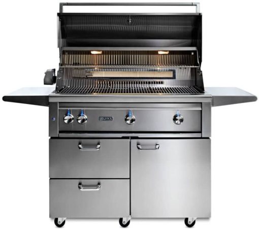 Lynx Professional 42" Stainless Steel Freestanding Natural Gas Grill With 1 Trident Infrared Burner And 2 Ceramic Burners And Rotisserie - Image 2