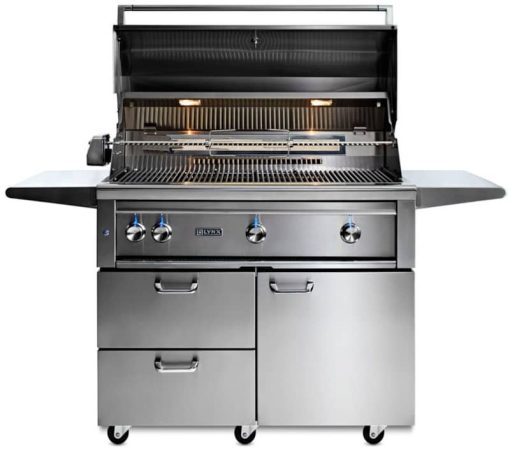 Lynx Professional 42" Stainless Steel Freestanding Natural Gas Grill With 1 Trident Infrared Burner And 2 Ceramic Burners And Rotisserie - Image 3