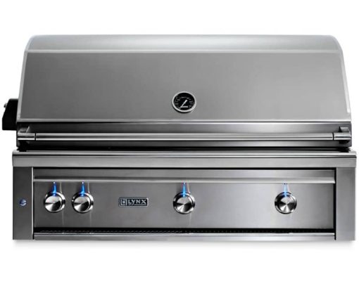 Lynx Professional 42" Stainless Steel Built-In Liquid Propane Gas Grill With 1 Trident Infrared Burner And 2 Ceramic Burners And Rotisserie