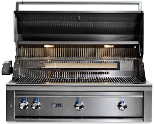 Lynx Professional 42" Stainless Steel Built-In Liquid Propane Gas Grill With 1 Trident Infrared Burner And 2 Ceramic Burners And Rotisserie - Image 2