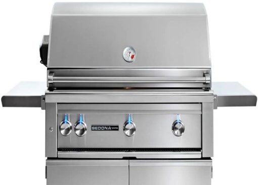 Lynx Sedona 36" Stainless Steel Freestanding Liquid Propane Gas Grill With 3 Stainless Steel Burners And Rotisserie - Image 4