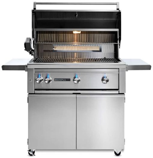 Lynx Sedona 36" Stainless Steel Freestanding Liquid Propane Gas Grill With 3 Stainless Steel Burners And Rotisserie - Image 2