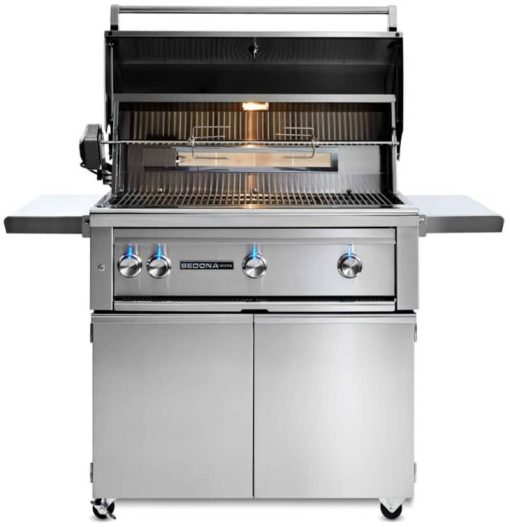 Lynx Sedona 36" Stainless Steel Freestanding Liquid Propane Gas Grill With 3 Stainless Steel Burners And Rotisserie - Image 3