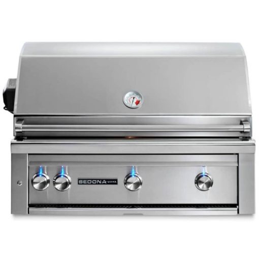 Lynx Sedona 36" Stainless Steel Built-In Natural Gas Grill With Rotisserie, 1 ProSear Infrared Burner And 2 Stainless Steel Burners