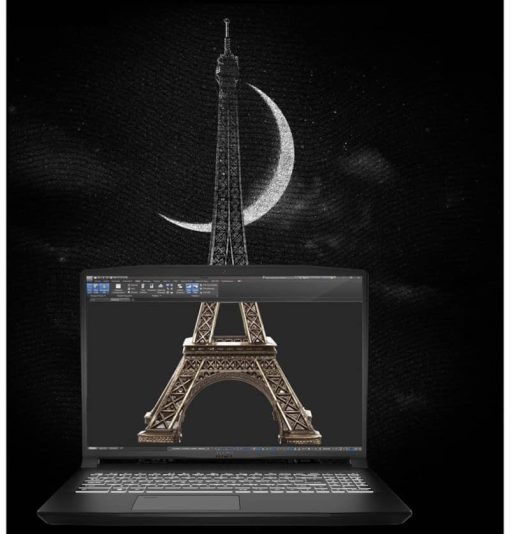 MSI Creator M16 Black 16" Laptop Intel Core i7-11800H 16GB RAM 512GB SSD, NVIDIA GeForce RTX 3050 - Image 8