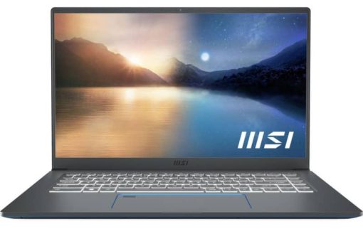 MSI Prestige 15 Carbon Gray 15.6" Ultrabook Intel Core i5-1165G7 16GB RAM 512GB SSD, NVIDIA GeForce GTX 1650 Max-Q Graphics