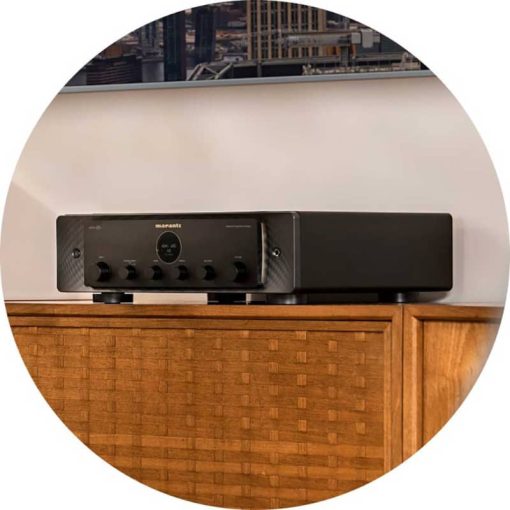 Marantz 2-Channel Black Integrated Stereo Amplifier With Steaming Built-In - Image 7