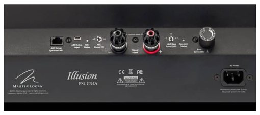MartinLogan Illusion ESL C34A Gloss Black Center Channel Speaker (Each) - Image 4