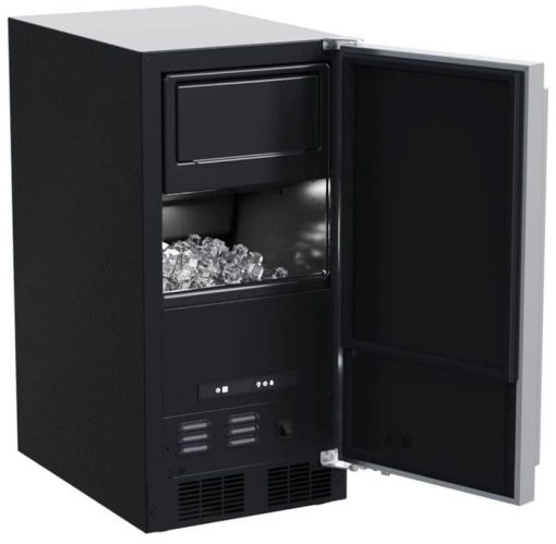 Marvel ADA 15" Stainless Steel Low Profile Built-In Clear Ice Machine With Factory-Installed Pump - Image 2
