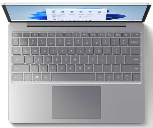 Microsoft Surface Laptop Go 2 12.4" Platinum Computer Intel i5-1135G7 8GB RAM 128GB SSD, Intel Iris Xe Graphics - Image 2