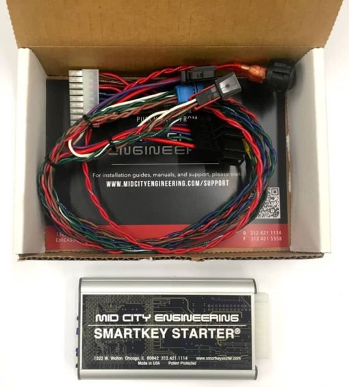 Mid City Engineering SmartKey Starter T-Harness For Select Mercedes A, B, C, CLK, And E Class Models 2004 To 2009