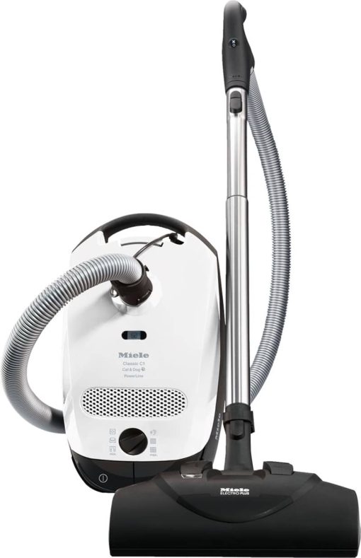 Miele Classic C1 Cat & Dog PowerLine Lotus White Canister Vacuum