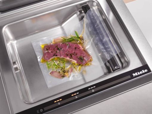 Miele EVS 7010 AM 24" Obsidian Black Handleless Vacuum Sealing Drawer - Image 6