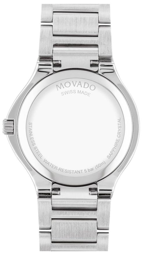Movado SE Silver White Sunray Dial Stainless Steel Link Bracelet Watch, 32mm - Image 2