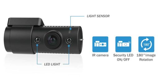 NAV-TV DR750-2CH IR LTE FHD Dash Camera - Image 2