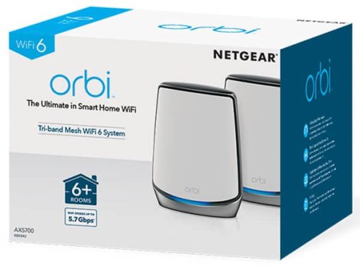 Netgear Orbi Tri-Band WiFi 6 Mesh System 2 Pack - Image 6