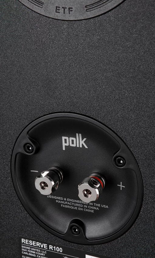 Polk Audio Reserve R100 Black Compact Bookshelf Speakers (Pair) - Image 7