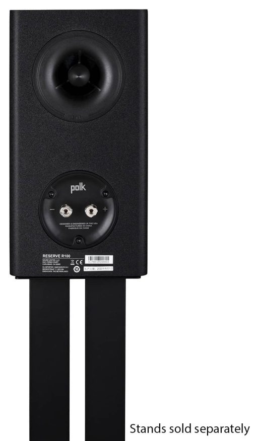 Polk Audio Reserve R100 Black Compact Bookshelf Speakers (Pair) - Image 9
