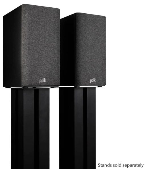 Polk Audio Reserve R100 Black Compact Bookshelf Speakers (Pair) - Image 4
