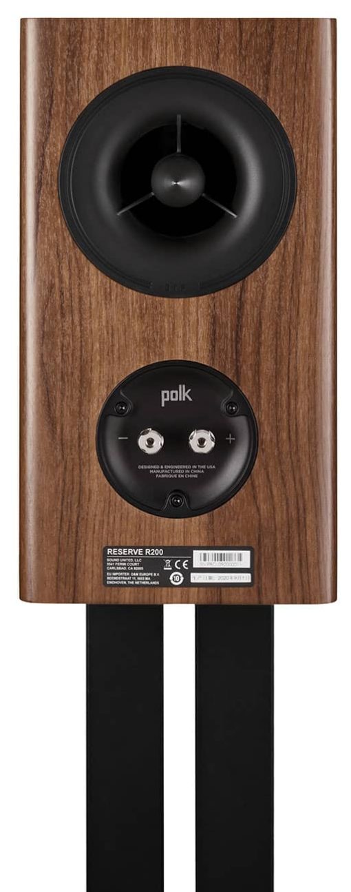 Polk Audio Reserve R200 Walnut Large Bookshelf Speakers (Pair) - Image 8