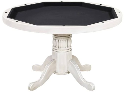 RAM Game Room 48" Antique White 2 In 1 Game Table - Image 3