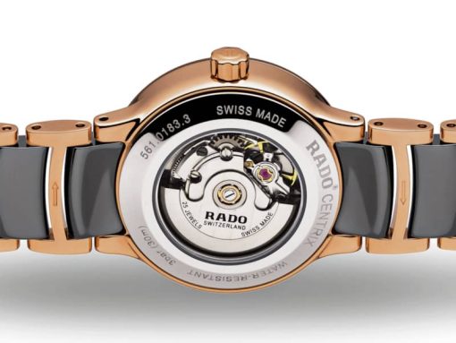 Rado Centrix Automatic Diamonds White Dial Two-Tone Watch, 28mm - Image 4