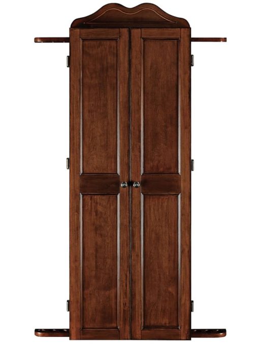 Ram Game Room Chestnut Dart Cabinet & Cue Holder