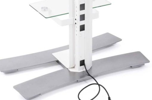 Salamander Designs Acadia XL White TV Mobile Stand - Image 4