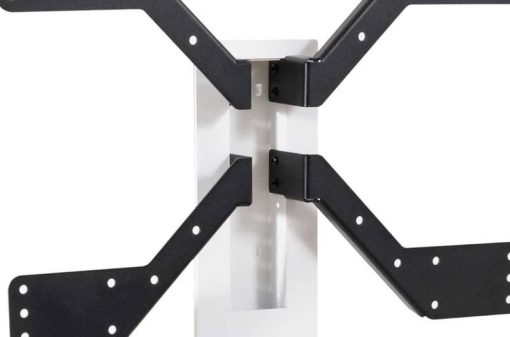 Salamander Designs Acadia XL White TV Mobile Stand - Image 5