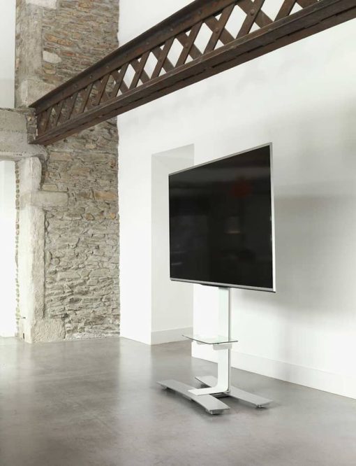 Salamander Designs Acadia XL White TV Mobile Stand - Image 7