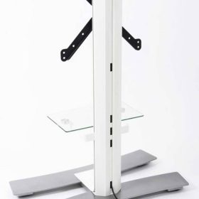 Salamander Designs Acadia XL White TV Mobile Stand - Image 3