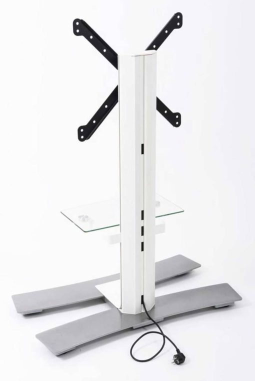 Salamander Designs Acadia XL White TV Mobile Stand - Image 3