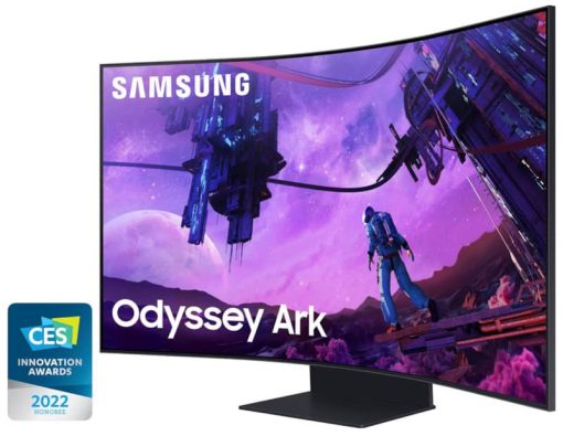 Samsung 55" Odyssey Ark 4K 165Hz Quantum Mini-LED Curved Gaming Monitor