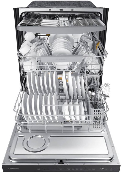 Samsung 24" Fingerprint Resistant Black Stainless Steel Smart Dishwasher With StormWash+ 44 dBA - Image 3