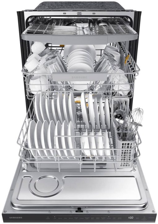 Samsung 24" Fingerprint Resistant Black Stainless Steel Smart Dishwasher With StormWash+ 44dBA - Image 3