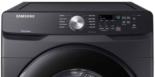 Samsung ADA 7.5 Cu. Ft. Fingerprint Resistant Black Stainless Steel Electric Dryer With Sensor Dry - Image 6