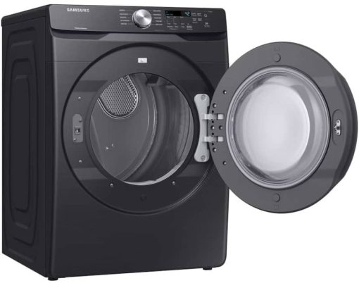 Samsung ADA 7.5 Cu. Ft. Fingerprint Resistant Black Stainless Steel Electric Dryer With Sensor Dry - Image 4
