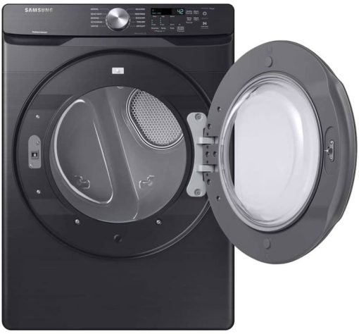 Samsung ADA 7.5 Cu. Ft. Fingerprint Resistant Black Stainless Steel Electric Dryer With Sensor Dry - Image 2